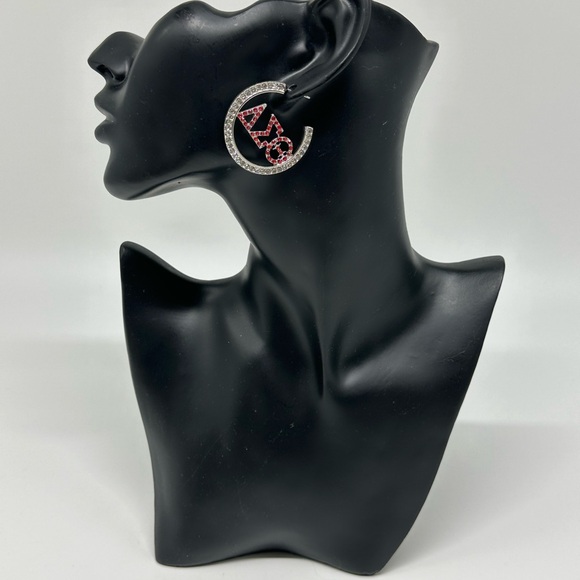 Delta Sigma Theta Earrings - Picture 4 of 5